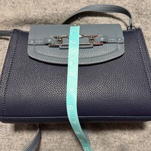 Tahari Elegant Crossbody Bag - Black and Gray